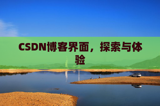 CSDN博客界面，探索与体验